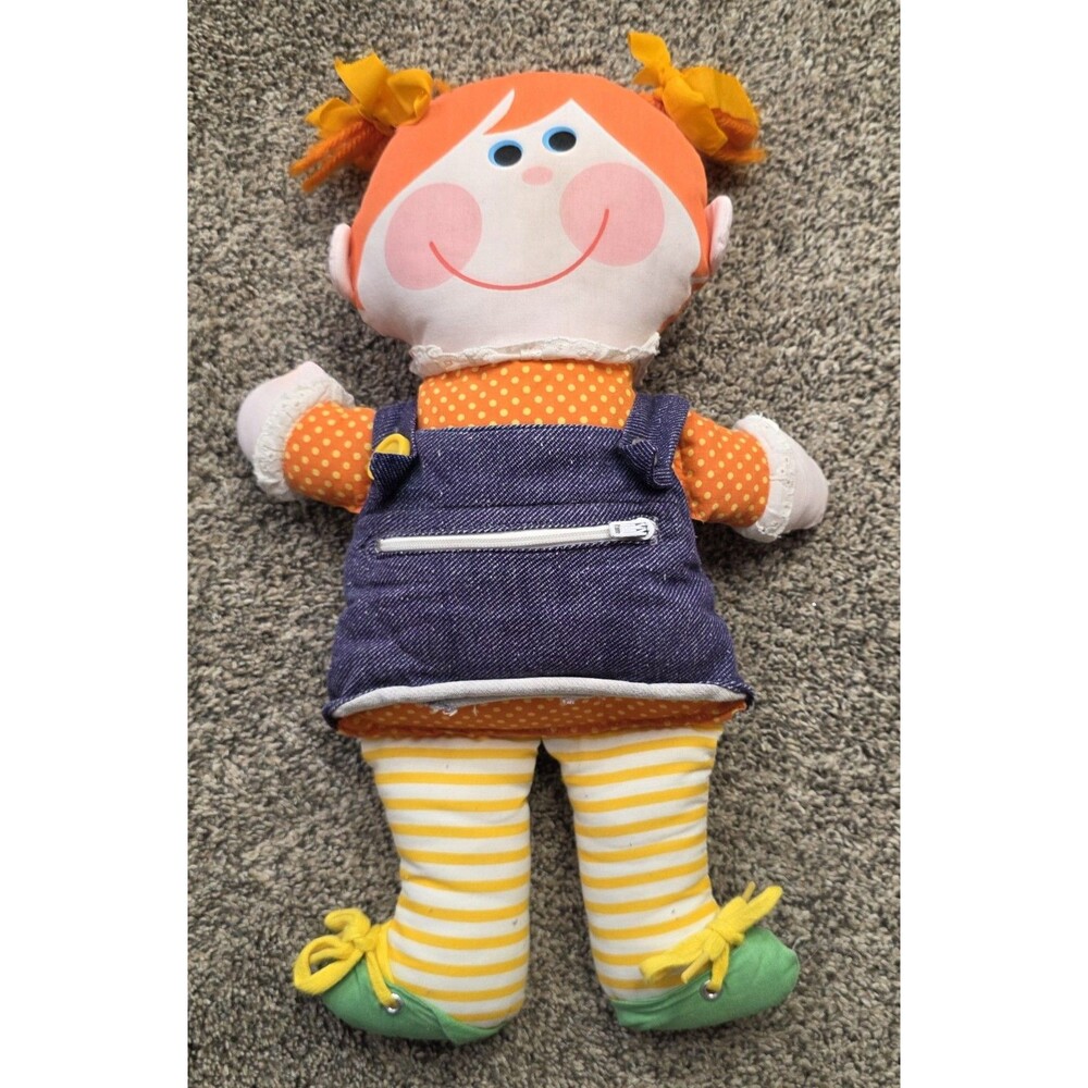 Vintage 1976 Playskool Dressy Bessy Rag Doll Toddler Preschool Soft Toy